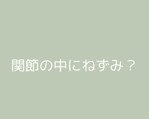 膝の関節ねずみとは?症状や原因、早めの対策が大事! 膝の関節ねずみとは?症状や原因、早めの対策が大事!