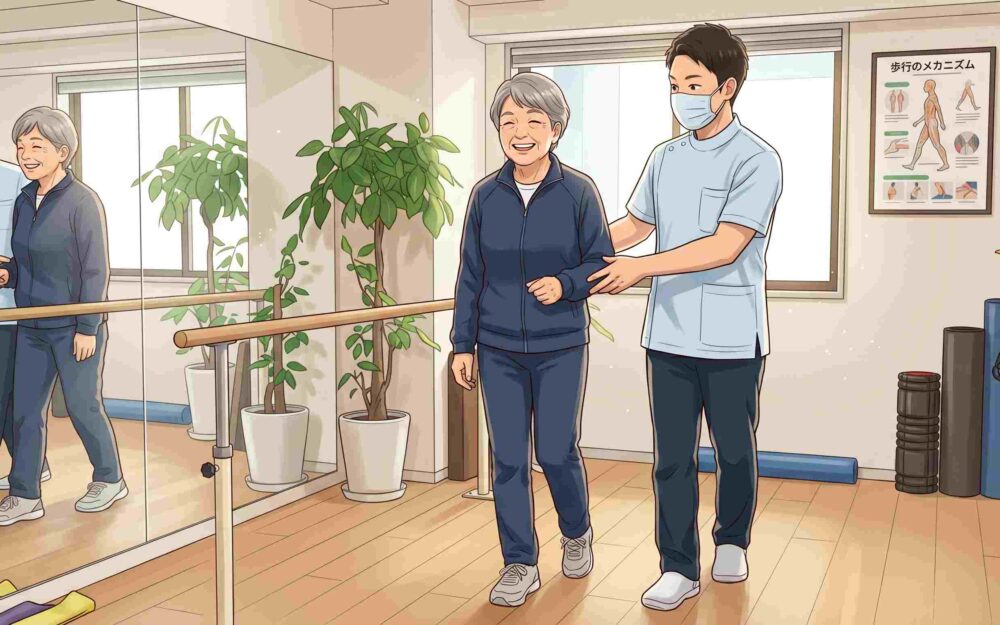 [画像：施術・動作評価のイメージ写真]